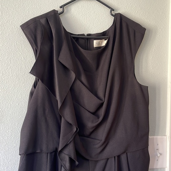 Eliza J size 16W black jumpsuit - Picture 2 of 3